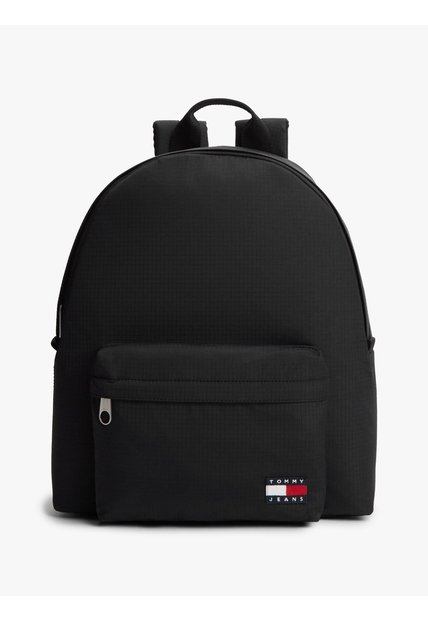 Morral Negro Essential Dome De Tejido Ripstop Tommy Hilfiger