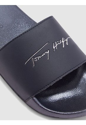 Sandalias Para Piscina Mujer Negro Tommy Hilfiger Mujer Negro Tommy Hilfiger
