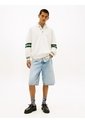 Saco Blanco Tommy Badge Con Rayas En Las Mangas Tommy Jeans de Tommy Hilfiger