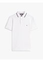 Polo Blanco Slim Con Acabado Tipped Tommy Hilfiger de Tommy Hilfiger