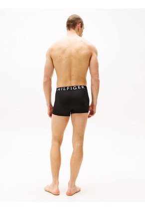 Pack Negro De 3 Calzoncillos Trunk Con Inscripción Tommy Hilfiger