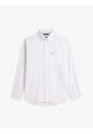 Camisa Blanca De Corte Clásico Con Diseño De Rayas Tommy Hilfiger de Tommy Hilfiger