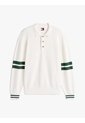 Saco Blanco Tommy Badge Con Rayas En Las Mangas Tommy Jeans de Tommy Hilfiger