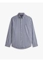 Camisa Azul Regular Con Rayas Texturizadas Tommy Hilfiger de Tommy Hilfiger