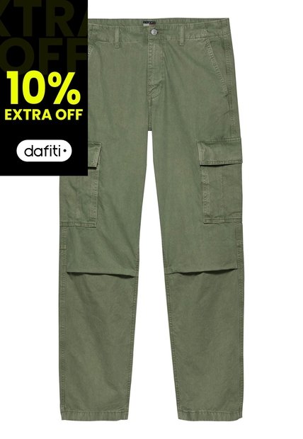Pantalón Verde Tipo Carpenter Con Bolsillos Cargo Tommy Jeans