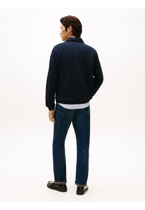Saco Azul Oscuro Tipo Harrington Tommy Hilfiger