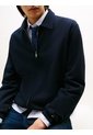 Chaqueta Azul De Felpa Con Logo Bordado Tommy Hilfiger de Tommy Hilfiger
