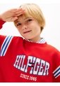Saco Rojo Para Niño De Felpa Con Logo Ondulante Tommy Hilfiger de Tommy Hilfiger