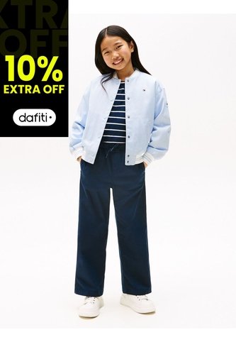 Pantalón Azul De Pierna Ancha Tommy Hilfiger Tommy Hilfiger