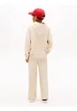 Buzo Beige Para Niño De Felpa Con Capota Y Logo Tommy Hilfiger de Tommy Hilfiger