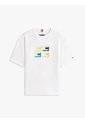 Camiseta Blanca Para Niño Con Logo Gráfico 3D Tommy Hilfiger de Tommy Hilfiger