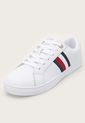 Tenis Lifestyle Blanco-Rojo-Azul Navy Tommy Hilfiger Essential Stripes de Tommy Hilfiger