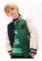 Chaqueta Multicolor Para Niño Bomber Amplia Con Logo Bordado Tommy Hilfiger de Tommy Hilfiger