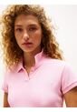 Polo Rosa De Corte Slim Con Logo Script Tommy Hilfiger de Tommy Hilfiger