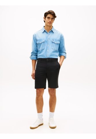 Bermudas Negro Chino Denton En Sarga Con Corte Recto Tommy Hilfiger Tommy Hilfiger