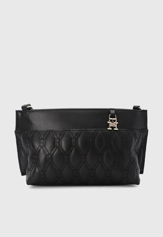 Bolso Manos Libres TOMMY HILFIGER Latam Quilting Negro Tommy Hilfiger