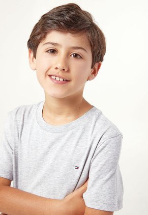 Camiseta Gris Tommy Hilfiger Grey Heather