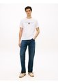 Camiseta Blanca De Punto Con Logo Tommy Hilfiger de Tommy Hilfiger