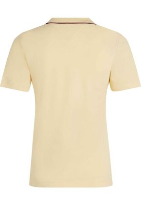 Polo Amarillo Piqué Slim Heritage Sólido Tommy Hilfiger