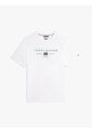 Camiseta Blanca De Punto Con Logo Tommy Hilfiger de Tommy Hilfiger