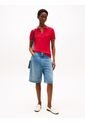 Polo Rojo 1985 De Corte Slim Con Ribetes Tommy Hilfiger de Tommy Hilfiger