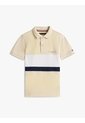 Polo Beige De Algodón Con Diseño Moderno Para Niños Tommy Hilfiger de Tommy Hilfiger