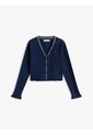 Cárdigan Con Para Niña Volantes Y Motivo Pointelle Tommy Hilfiger de Tommy Hilfiger