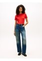 Camiseta Roja Slim De Cuello Redondo Tommy Hilfiger de Tommy Hilfiger