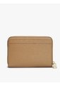 Billetera Beige Texturizada Con Cremallera Y Logo Tommy Hilfiger de Tommy Hilfiger