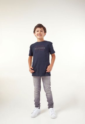 Camiseta Azul Navy-Blanco-Rojo Tommy Hilfiger Kids