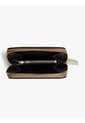 Billetera Beige Texturizada Con Cremallera Y Logo Tommy Hilfiger de Tommy Hilfiger
