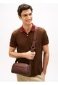 Bolso Marrón Cruzado Con Logo En Relieve Tommy Hilfiger de Tommy Hilfiger