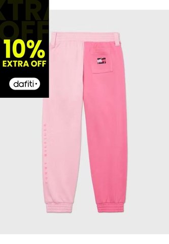 Jogger Rosado Niña Con Bloque De Colores Adaptive Tommy Hilfiger Tommy Hilfiger