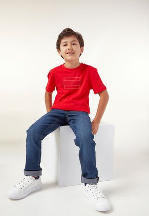 Camiseta Rojo-Blanco-Azul Navy Tommy Hilfiger Kids