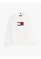 Saco Marfil Para Niño De Cuello Redondo Con Logo Tommy Hilfiger de Tommy Hilfiger