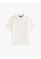 Saco Marfil Para Niño Tipo Polo Manga Corta Tommy Hilfiger de Tommy Hilfiger