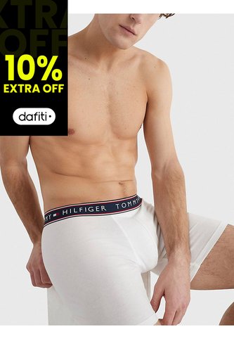 3 Pack Boxer Brief Blanco Detalles Para Hombre Tommy Hilfiger Tommy Hilfiger