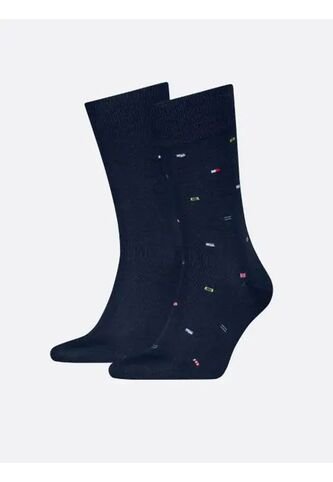 Pack Azul De 2 Medias Con Múltiples Banderas Tommy Hilfiger Tommy Hilfiger