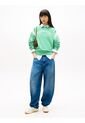 Buzo Verde Holgado Con Logo Bordado A Contraste Tommy Jeans de Tommy Hilfiger