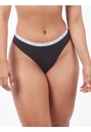 Tanga Negra Con Logo En La Cintura Tommy Hilfiger
