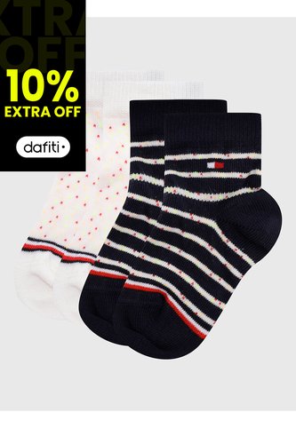 Th De Niño Baby Sock 2P Neppy Stripe Tommy Hilfiger Tommy Hilfiger