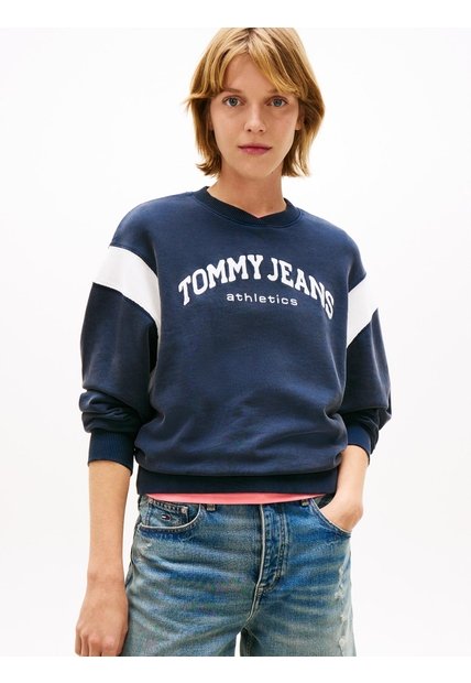 Saco Multicolor Holgado Con Logo Bordado A Contraste Tommy Jeans