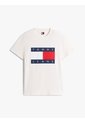 Camiseta Blanca De Corte Regular Con Logo Estampado Tommy Jeans de Tommy Hilfiger