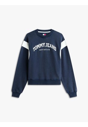 Saco Multicolor Holgado Con Logo Bordado A Contraste Tommy Jeans