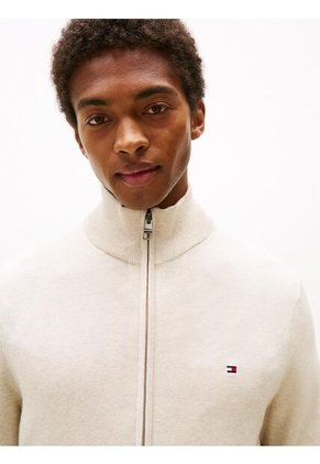 Saco Gris De Cuello Perkins Con Cremallera Tommy Hilfiger