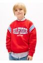 Buzo Rojo De Felpa Con Logo Ondulante Tommy Hilfiger de Tommy Hilfiger