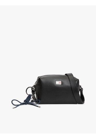 Bolso Negro Cruzado Con Logo Tommy Hilfiger Tommy Hilfiger