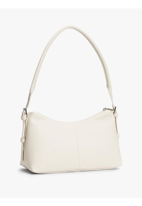 Bolso Blanco De Hombro Con Logo Metálico Tommy Hilfiger