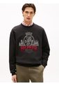 Saco Negro Heritage Amplio Con Escudo Bordado Tommy Hilfiger de Tommy Hilfiger