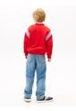 Buzo Rojo De Felpa Con Logo Ondulante Tommy Hilfiger de Tommy Hilfiger